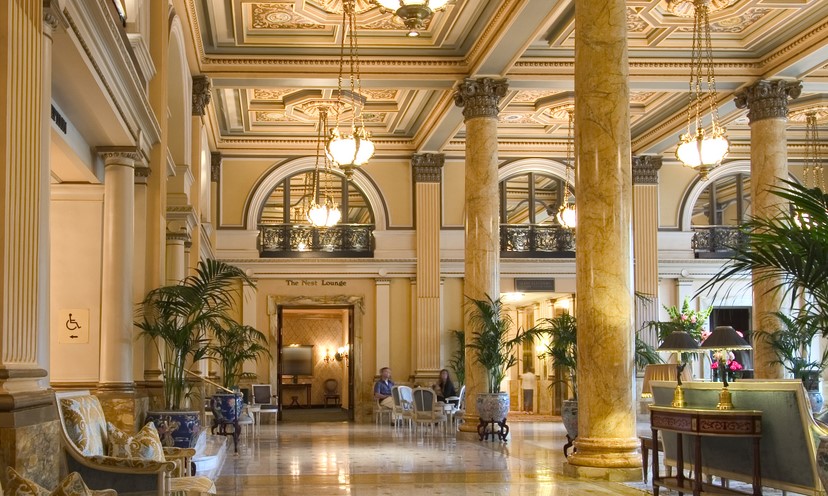 Hotel lobby